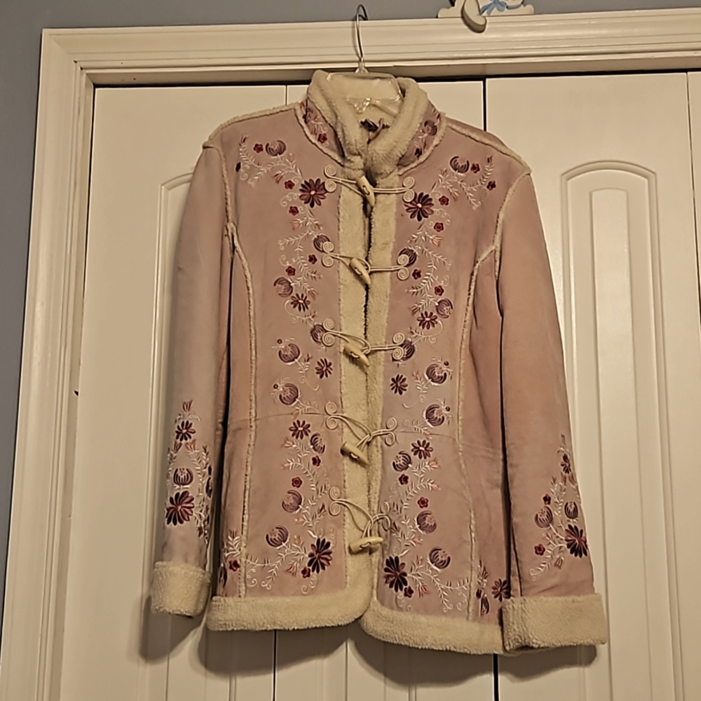 Vintage St. John's Bay leather coat